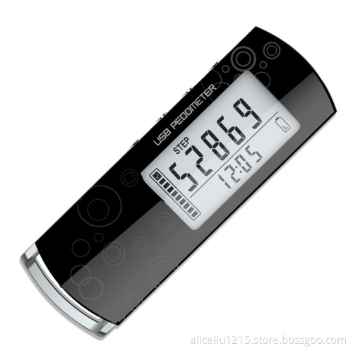 2014 Newest 30 days memory rechargeable usb pedometer with CD software usb pedometer